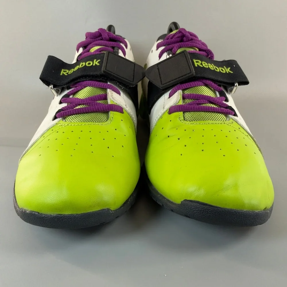 Reebok Crossfit U Form Womens 11 Weightlifting Shoe Lace Strap Training Sneakers